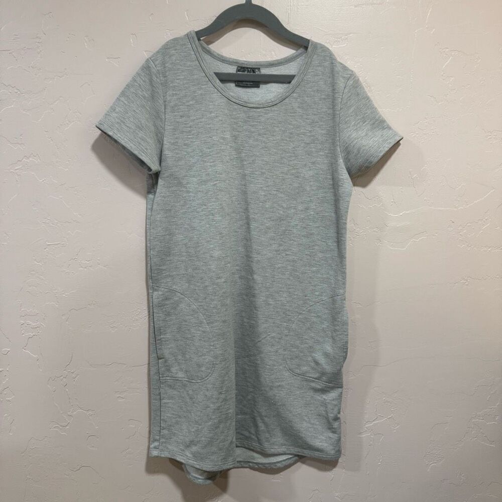 32 Degrees Cool Medium (10/12) Grey Short Sleeve Dress
